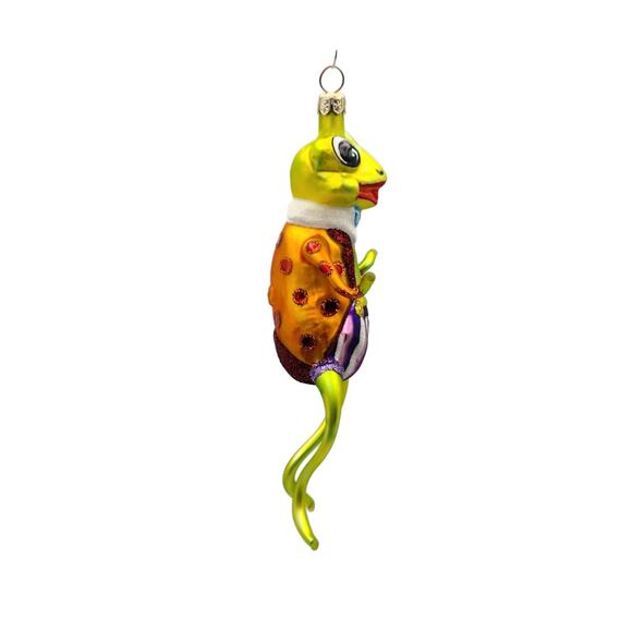 Slavic Treasures Mr Happy Hoppy Frog Halloween Tree Ornament 99-146-A-FB - Picture 5 of 8
